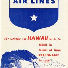 United Airlines Timetable 1951