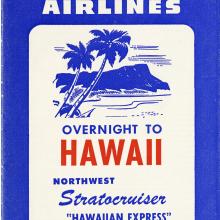 Northwest Airlines Timetable 1950