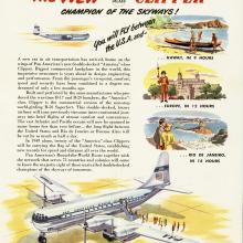 Pan Am Stratocruiser Brochure