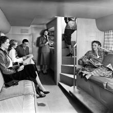 Boeing 377 Stratocruiser Lounge