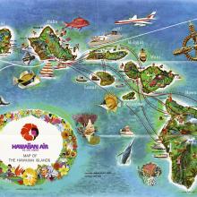 Hawaiian Airlines Route Map