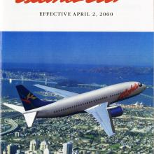 Aloha Airlines Timetable 2000