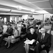 Boeing 747 Passenger Cabin