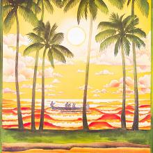 Hawaiian Airlines Travel Poster