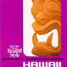 Braniff Hawaii Travel Poster