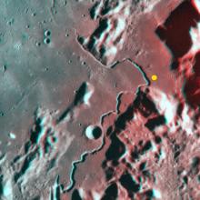 Apennine-Hadley on the Moon in 3-D