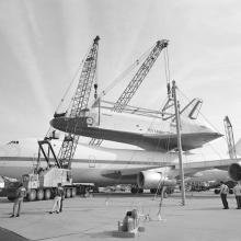 Space Shuttle <em>Enterprise</em> Removed from 747