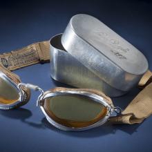 E. B. Meyrowitz Flying Goggles and Case