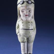 Porcelain Pilot Figure