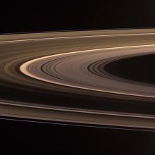 Saturn Rings Aglow