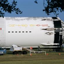 Saturn V Rocket Stage at Johnson Space Center