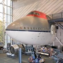 Boeing 747 Forward Fuselage on display in America by Air