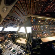 Boeing 747 Cockpit in America by Air