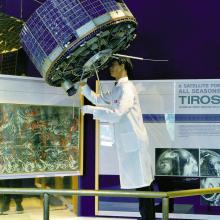 TIROS satellite in Looking at Earth