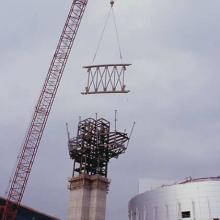 Building the Udvar-Hazy Center tower