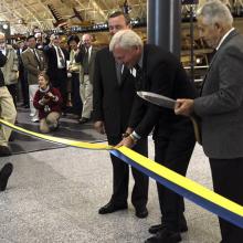 Don Lopez, Jack Dailey, Joe Anderson: Udvar-Hazy Center Ribbon Cutting