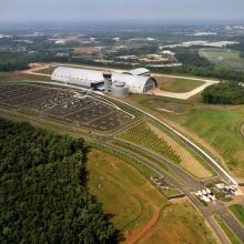 Aerial View of Steven F. Udvar-Hazy Center