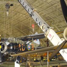 Westland Lysander Hanging at Udvar-Hazy Center