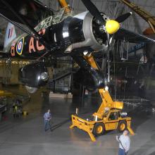 Westland Lysander Hanging at Udvar-Hazy Center