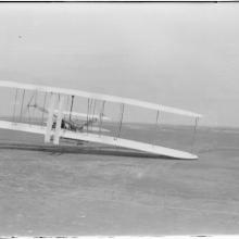 The 1903 Wright Flyer Piloted by Orville Wright