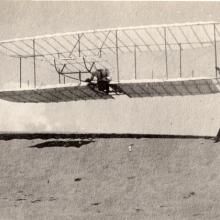 The 1901 Wright Glider Piloted by Wilbur Wright