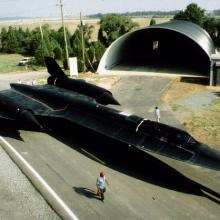 SR-71 Blackbird at Dulles Storage Facility