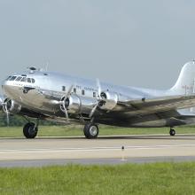 Boeing S-307 Stratoliner Landing