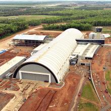 Aerial View of Udvar-Hazy Center Looking North