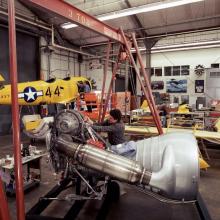 H-1 Rocket Engine Restoration at Garber Facility