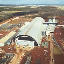 Aerial View of Udvar-Hazy Center Looking North