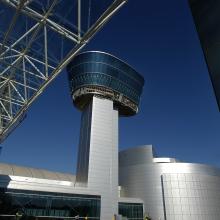 Udvar-Hazy Center Entrance, Tower and Theater.