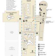 Udvar-Hazy Center Opening Day Floorplan