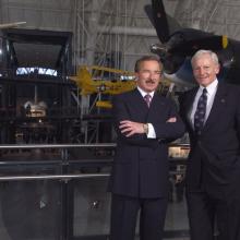 Udvar-Hazy and Dailey at Dedication