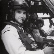 Michael Durant in Blackhawk Cockpit