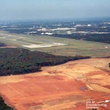 Aerial View of Future site of Udvar-Hazy Center