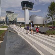 The Wall of Honor Outside the Udvar-Hazy Center