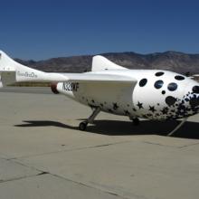 SpaceShipOne on the Ground