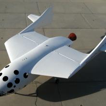 SpaceShipOne on the Ground