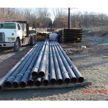 Udvar-Hazy Center Site Preparation - Pipes for ducts