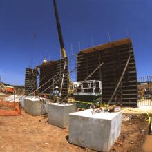 Udvar-Hazy Center Theater Wall Forms