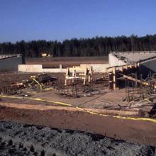 Udvar-Hazy Center North hangar door footings