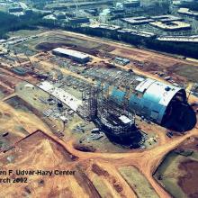 Udvar-Hazy Center Aerial View Looking SW, Mar 02