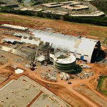 Udvar-Hazy Center Aerial View Looking SW, Apr 02