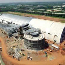 Udvar-Hazy Center Aerial View Looking SW, Jun 02