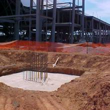 Udvar-Hazy Center Space Hangar footings