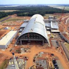 Udvar-Hazy Center Aerial View Looking N, Jul 02