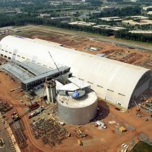 Udvar-Hazy Center Aerial View Looking SW, Aug 02