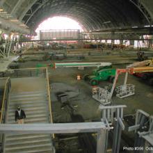 Udvar-Hazy Center Aviation Hangar gets a floor