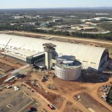 Udvar-Hazy Center Aerial View Looking SW, Dec 02