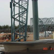 Steel arriving for the Udvar-Hazy Center Space Hangar